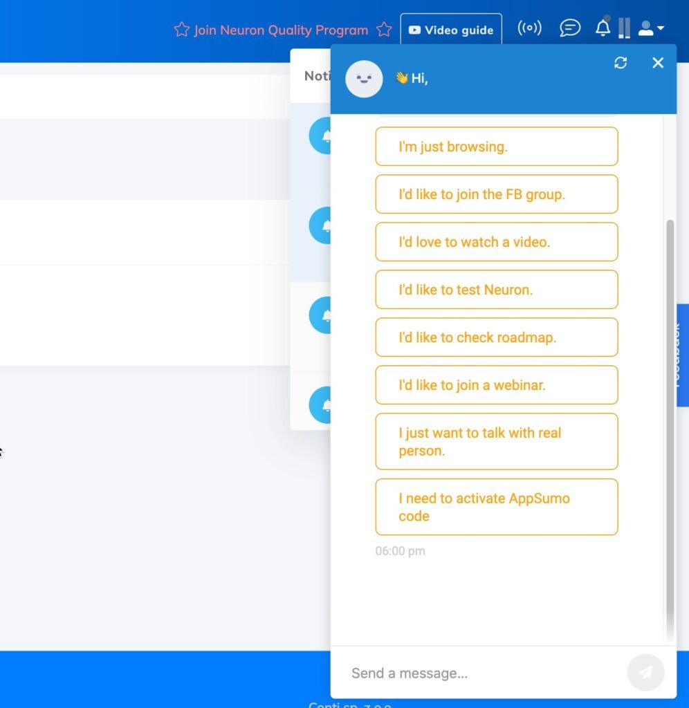 Neuron Writer Support Best content optimization tool