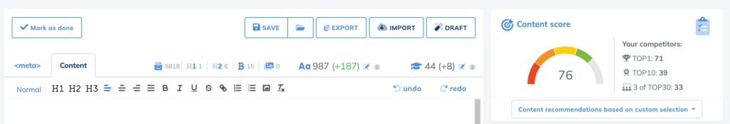 NeuronWriter honest review | Real time analysis report